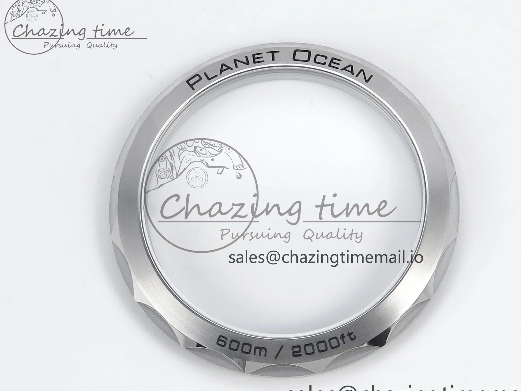 0216 Unisex Seamaster Planet Ocean 600M 43.5mm SS SCF 1:1 Best Edition Black Bezel Black Dial on Black Rubber Strap A8900 Super Clone 7664